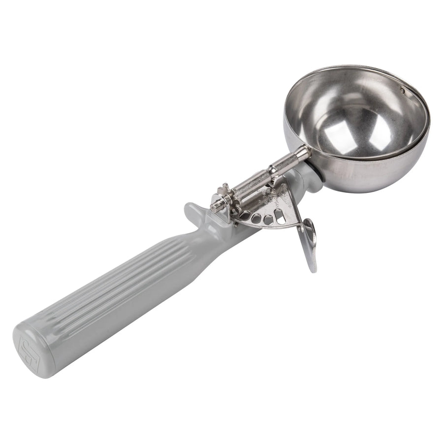 Vollrath 4oz Grey Polyethylene Handle #8 Thumb Disher - Restaurant Equipment and Smallwares - Canadian Distribution