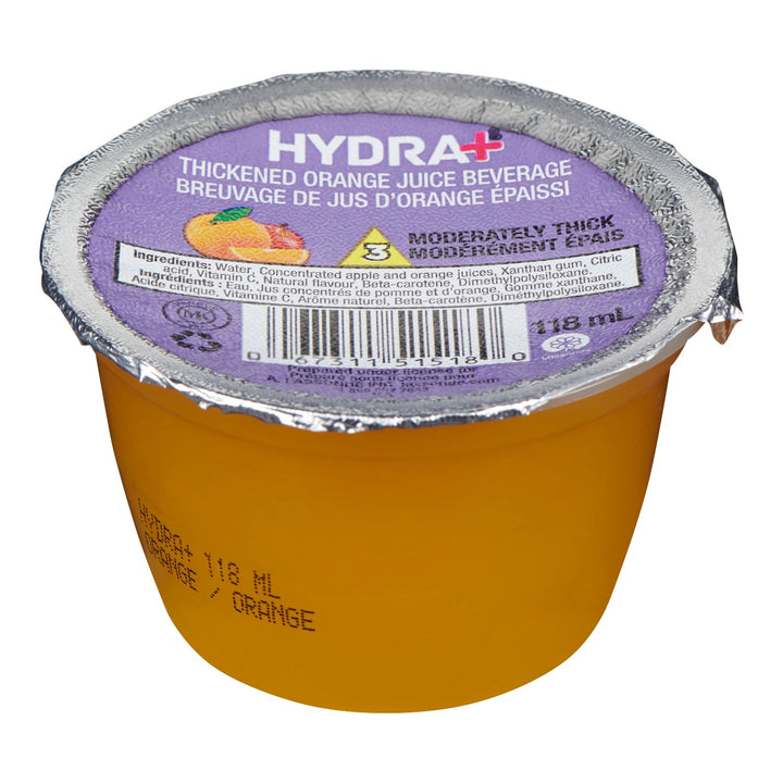 Hydra+ Orange Juice, Thk Iddsi, 3 Cup - Canadian Distribution - Ships Free Within Canada on Orders Above CAD $199