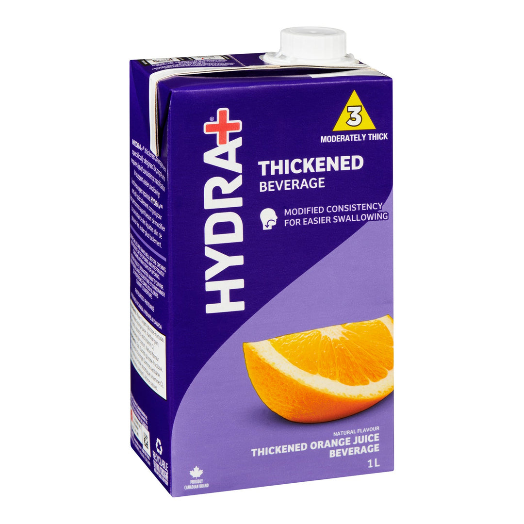 Hydra+ Iddsi 3 Thick Orange Juice, 100 Percent, Tetra - Canadian Distribution - Ships Free Within Canada on Orders Above CAD $199