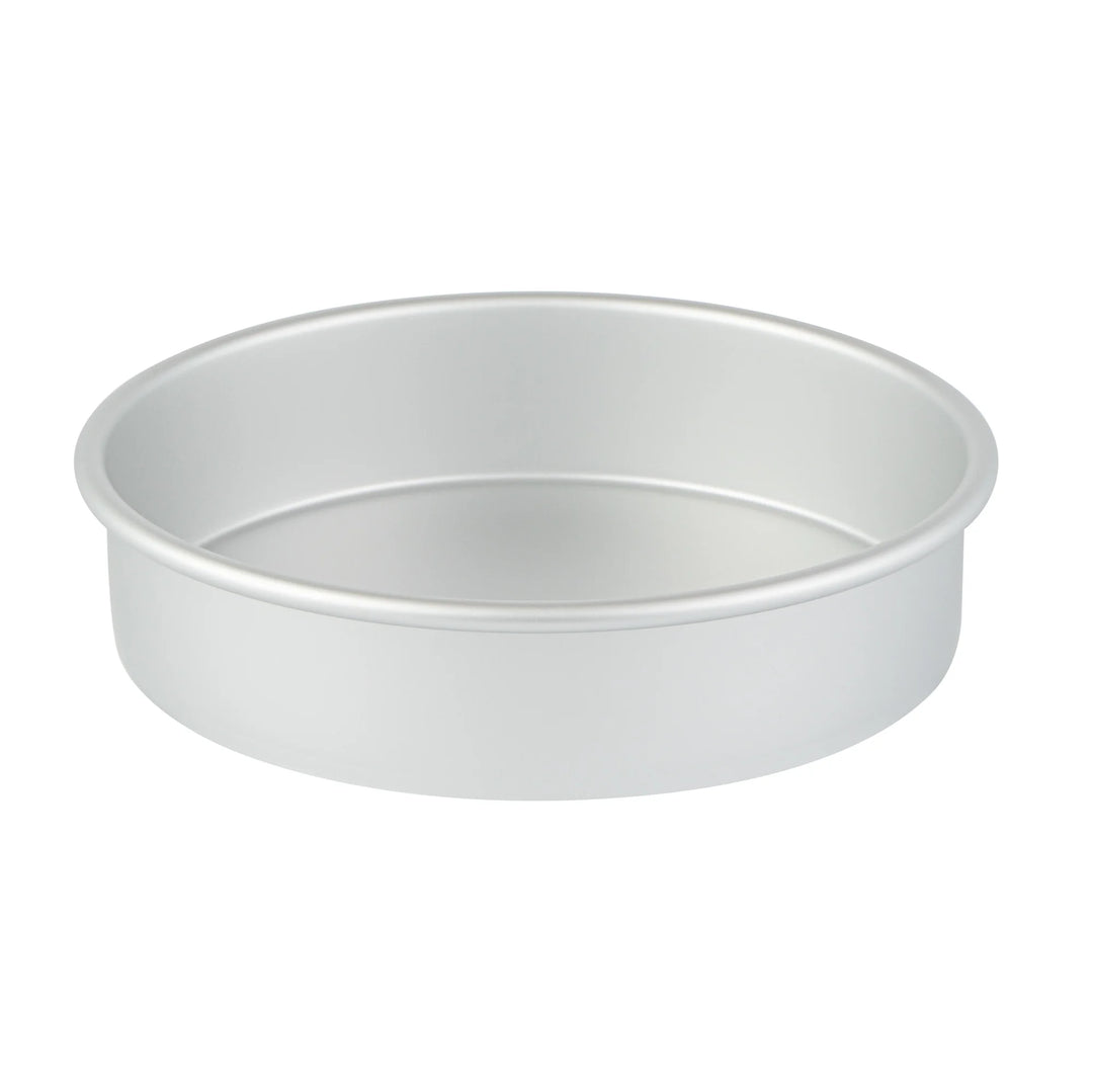 Restaurantware Met Lux 8 x 8 x 2 Inch Cake Pan, Aluminum, Round, Straight-Sided - Restaurant Equipment and Smallwares - Canadian Distribution