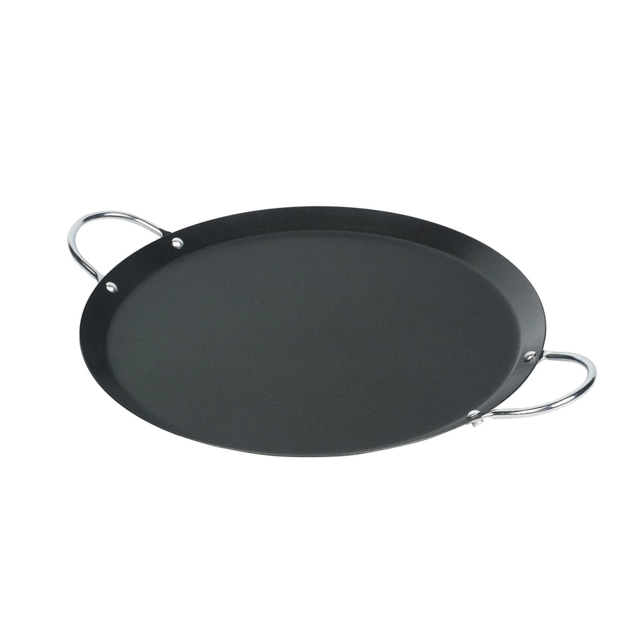 Restaurantware Met Lux 11 Inch Non-Stick Griddle, Chrome Handles, Carbon Steel, Round - Restaurant Equipment and Smallwares - Canadian Distribution