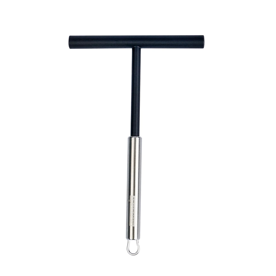 Restaurantware German Standard 7.75 x 4.75 Inch High-Heat Crepe Batter Spreader, Nylon, Black, Stainless Steel Handle - Restaurant Equipment and Smallwares - Canadian Distribution