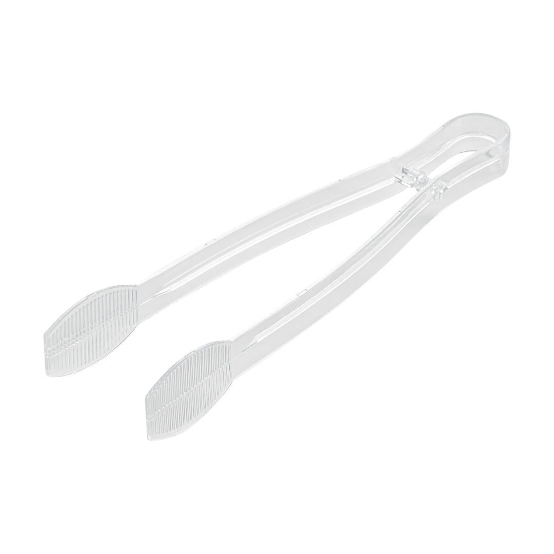 Restaurantware Cater Tek 9 Inch Ridged Tongs, Plastic, Clear - Restaurant Equipment and Smallwares - Canadian Distribution