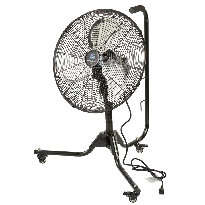 Restaurantware Wind Blade 3-Speed Industrial Floor Fan, 18 Inch, Tilt Head, Portable - 1 Unit/Case - Restaurant Equipment and Smallwares - Canadian Distribution - Ships Free Within Canada on Orders Above CAD $199