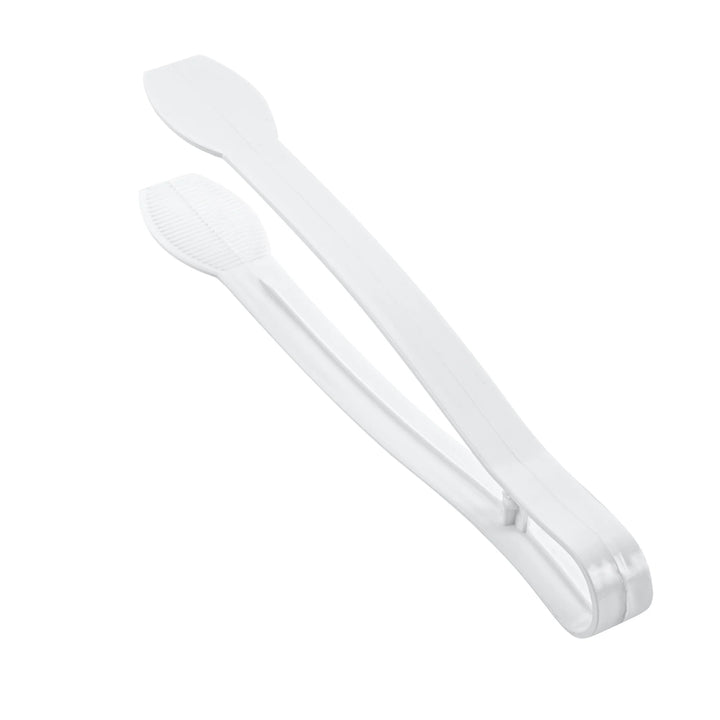 Restaurantware Cater Tek 9 Inch Ridged Tongs, Plastic, White - Restaurant Equipment and Smallwares - Canadian Distribution - Ships Free Within Canada on Orders Above CAD $199