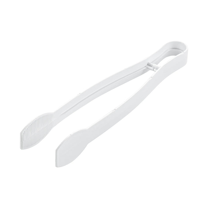 Restaurantware Cater Tek 9 Inch Ridged Tongs, Plastic, White - Restaurant Equipment and Smallwares - Canadian Distribution