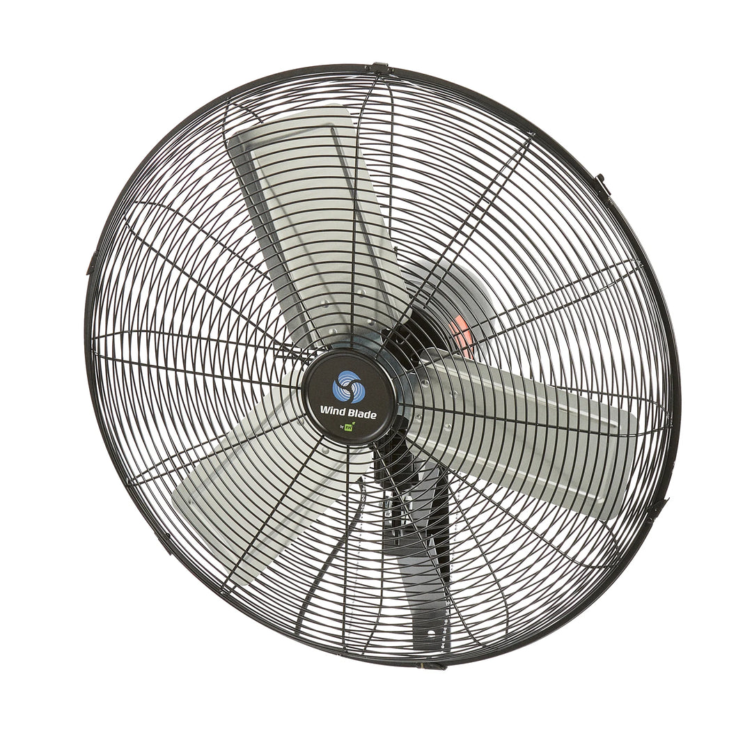 Restaurantware Wind Blade 3-Speed Oscillating Industrial Wall-Mount Fan, 24 Inch, Tilt Head - Restaurant Equipment and Smallwares - Canadian Distribution - Ships Free Within Canada on Orders Above CAD $199