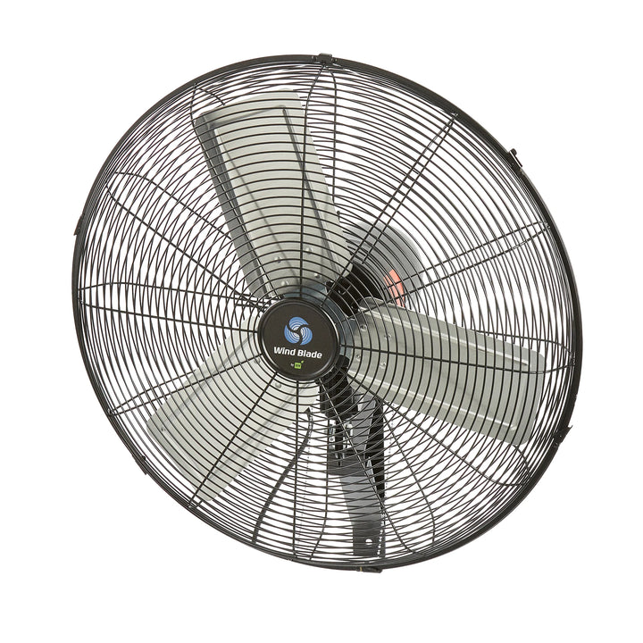 Restaurantware Wind Blade 3-Speed Oscillating Industrial Wall-Mount Fan, 24 Inch, Tilt Head - Restaurant Equipment and Smallwares - Canadian Distribution - Ships Free Within Canada on Orders Above CAD $199