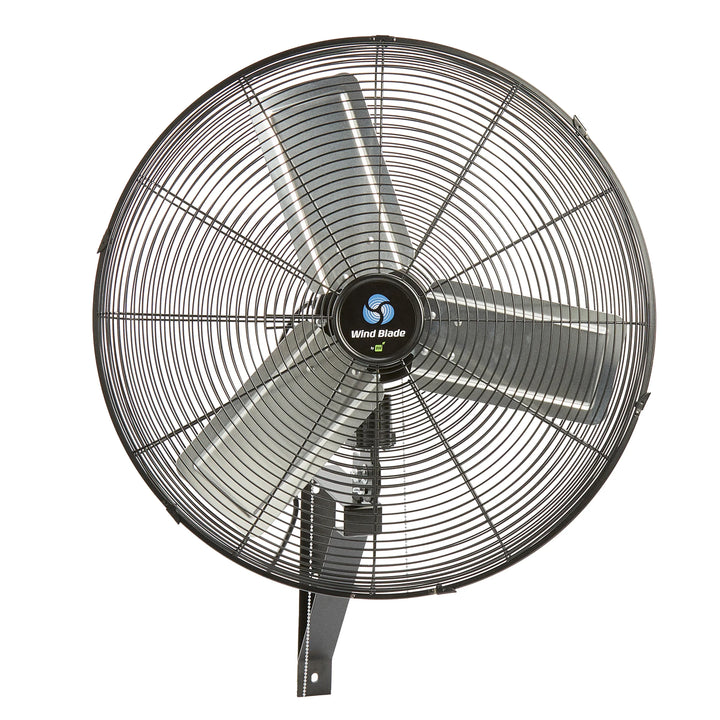 Restaurantware Wind Blade 3-Speed Oscillating Industrial Wall-Mount Fan, 24 Inch, Tilt Head - Restaurant Equipment and Smallwares - Canadian Distribution