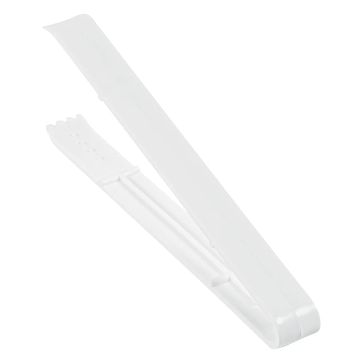 Restaurantware Cater Tek Heavy-Duty 9 Inch Serrated Tongs, Plastic, White - Restaurant Equipment and Smallwares - Canadian Distribution - Ships Free Within Canada on Orders Above CAD $199