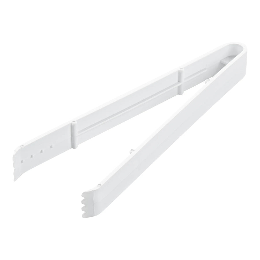 Restaurantware Cater Tek Heavy-Duty 9 Inch Serrated Tongs, Plastic, White - Restaurant Equipment and Smallwares - Canadian Distribution