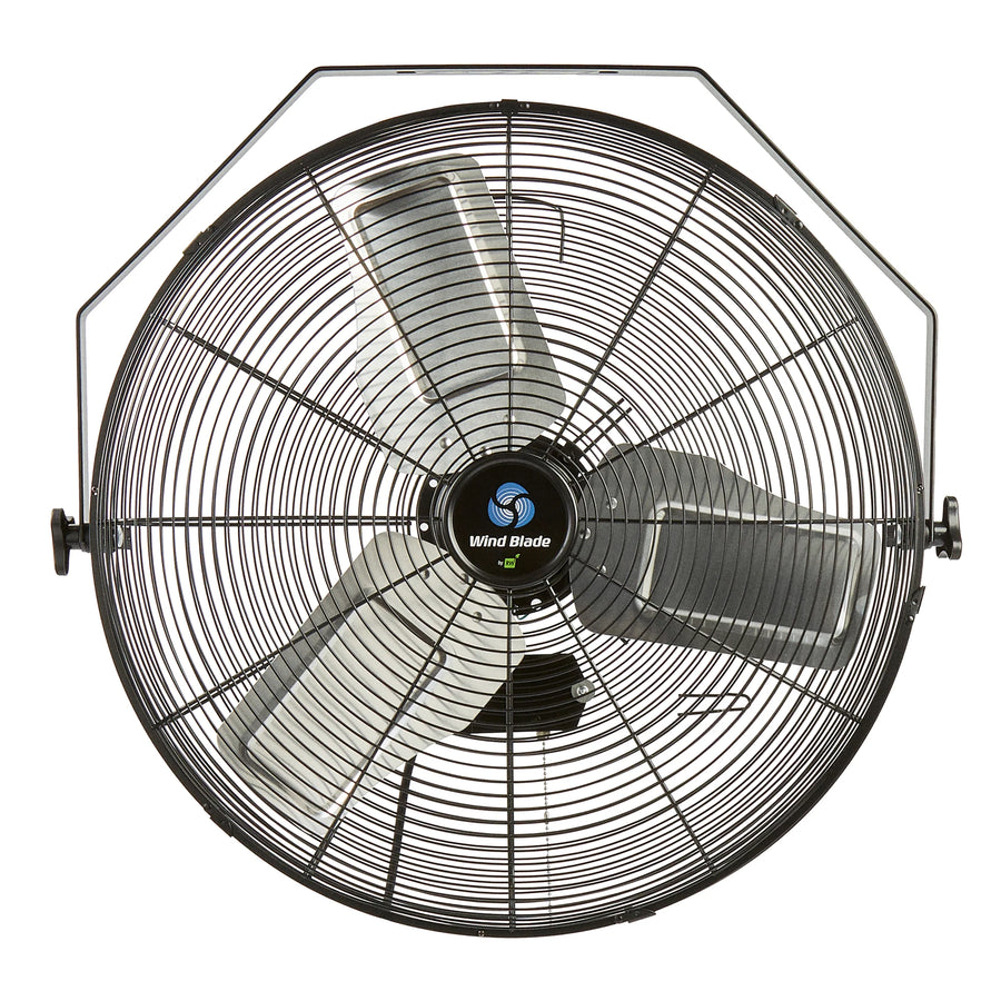 Restaurantware Wind Blade 3-Speed Industrial Wall-Mount Fan, 24 Inch, Tilt Head - Restaurant Equipment and Smallwares - Canadian Distribution