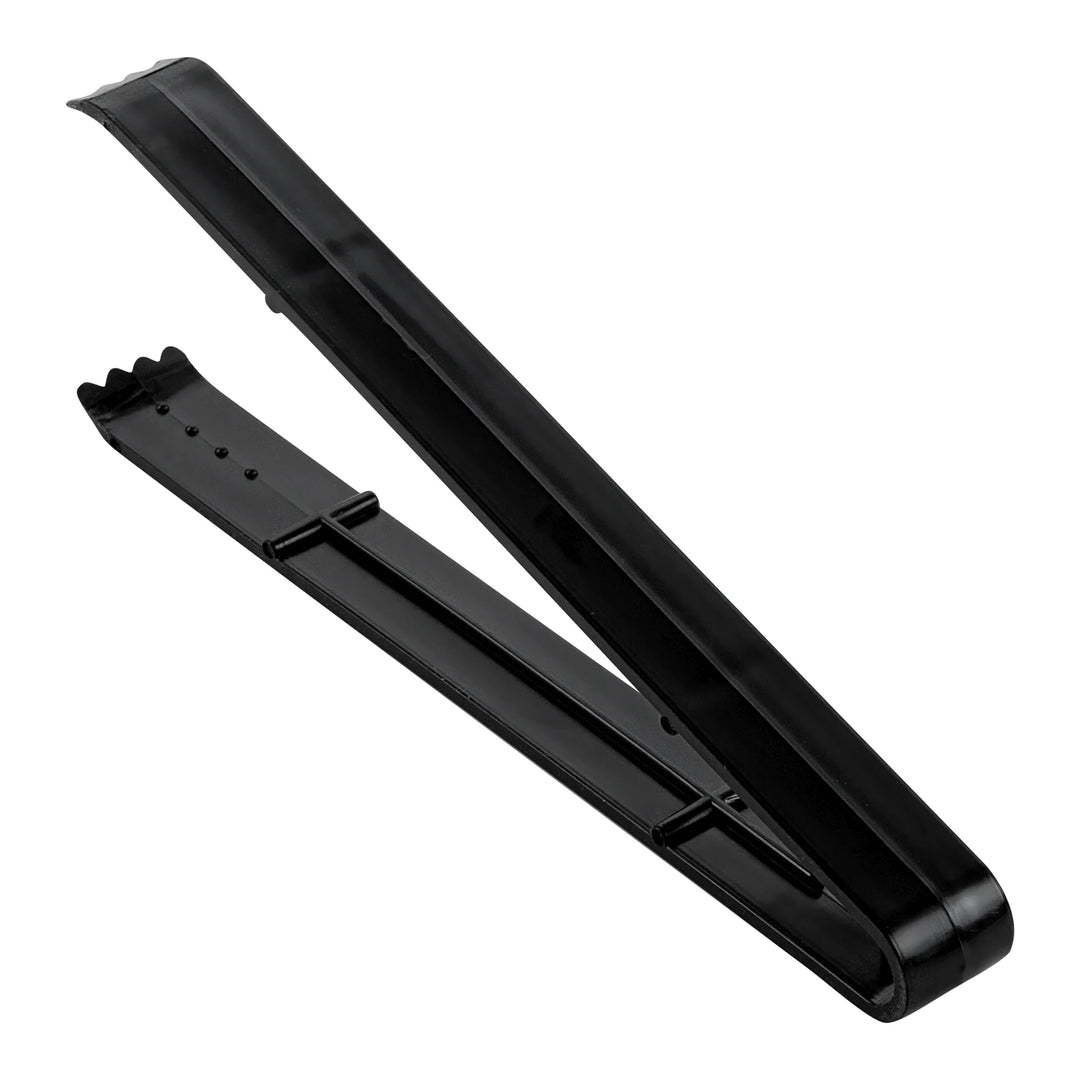 Restaurantware Cater Tek Heavy-Duty 9 Inch Serrated Tongs, Plastic, Black - Restaurant Equipment and Smallwares - Canadian Distribution - Ships Free Within Canada on Orders Above CAD $199