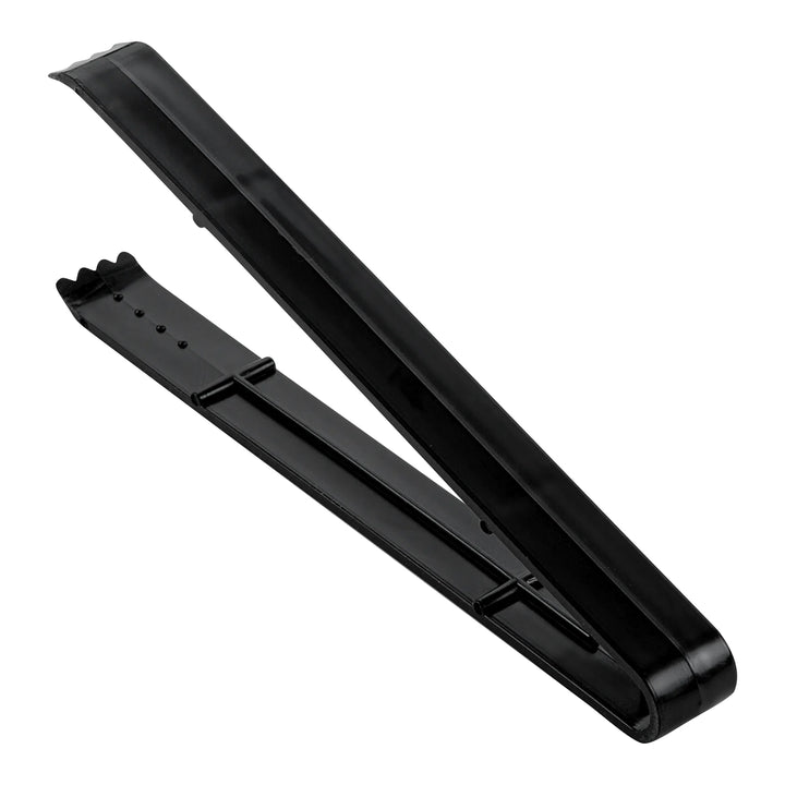 Restaurantware Cater Tek Heavy-Duty 9 Inch Serrated Tongs, Plastic, Black - Restaurant Equipment and Smallwares - Canadian Distribution - Ships Free Within Canada on Orders Above CAD $199