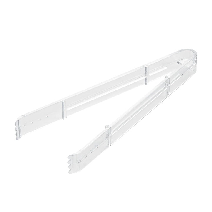 Restaurantware Cater Tek Heavy-Duty 9 Inch Serrated Tongs, Plastic, Clear - Restaurant Equipment and Smallwares - Canadian Distribution