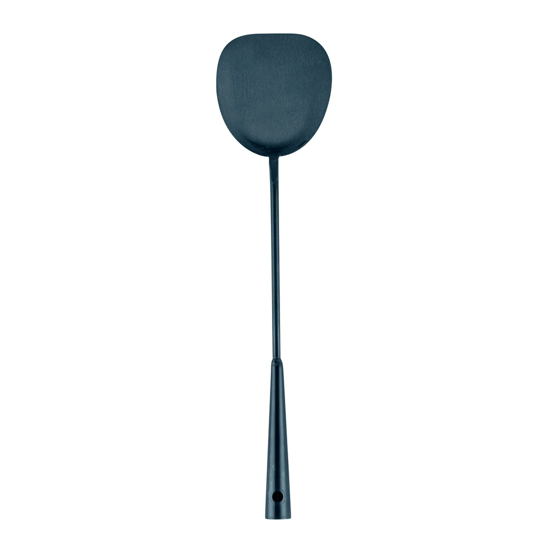 Restaurantware Motomori 15.50 Inch Pre-Seasoned Wok Spatula, Blue, Carbon Steel - Restaurant Equipment and Smallwares - Canadian Distribution