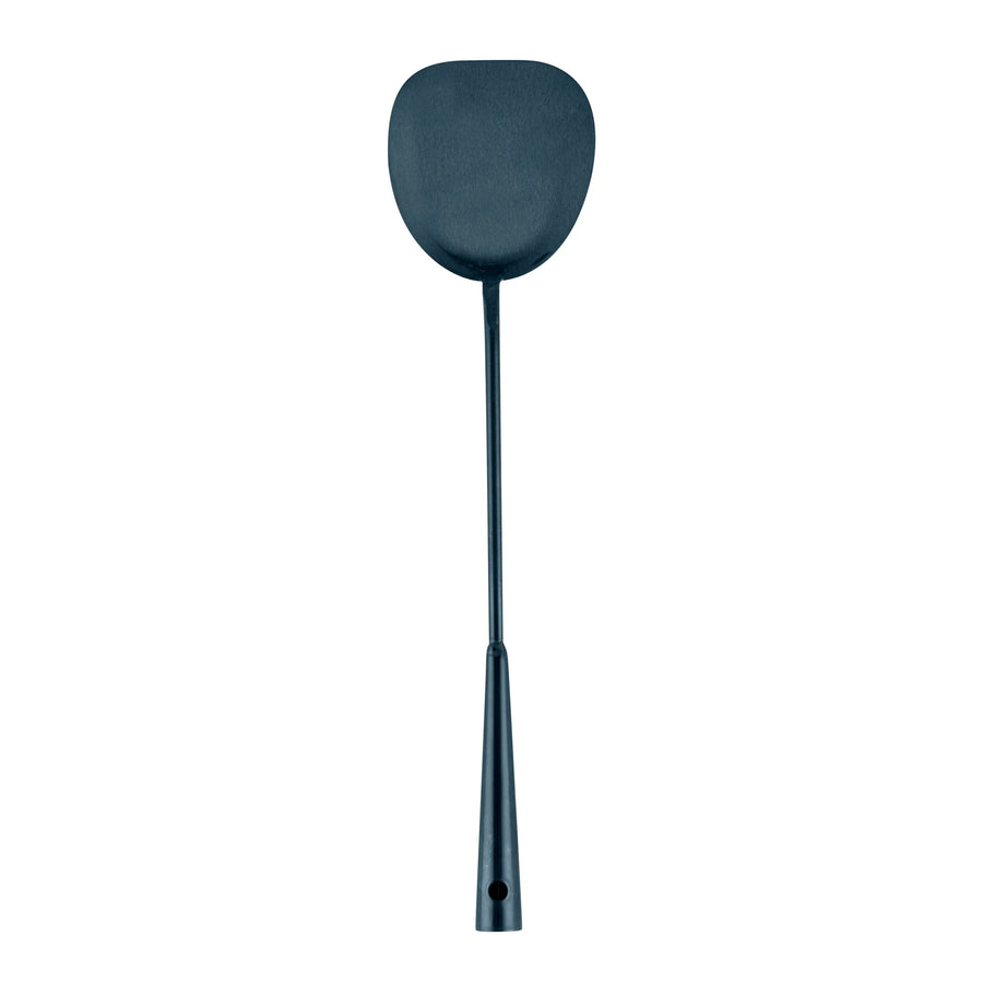 Restaurantware Motomori 15.50 Inch Pre-Seasoned Wok Spatula, Blue, Carbon Steel - Restaurant Equipment and Smallwares - Canadian Distribution