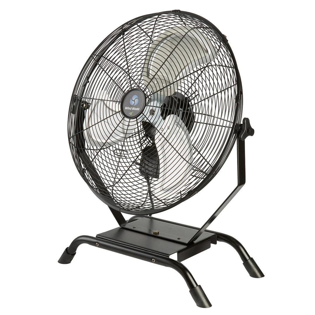 Restaurantware Wind Blade 3-Speed Industrial Floor & Wall-Mount Fan, 20 Inch, Tilt Head - Restaurant Equipment and Smallwares - Canadian Distribution - Ships Free Within Canada on Orders Above CAD $199