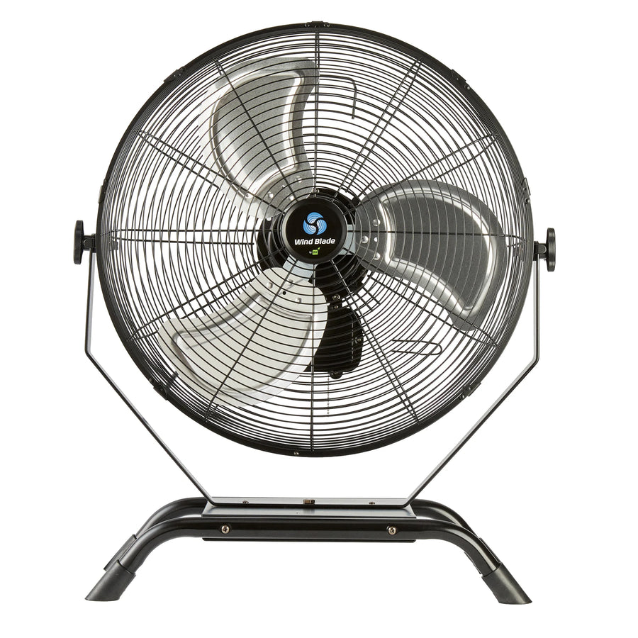 Restaurantware Wind Blade 3-Speed Industrial Floor & Wall-Mount Fan, 20 Inch, Tilt Head - Restaurant Equipment and Smallwares - Canadian Distribution