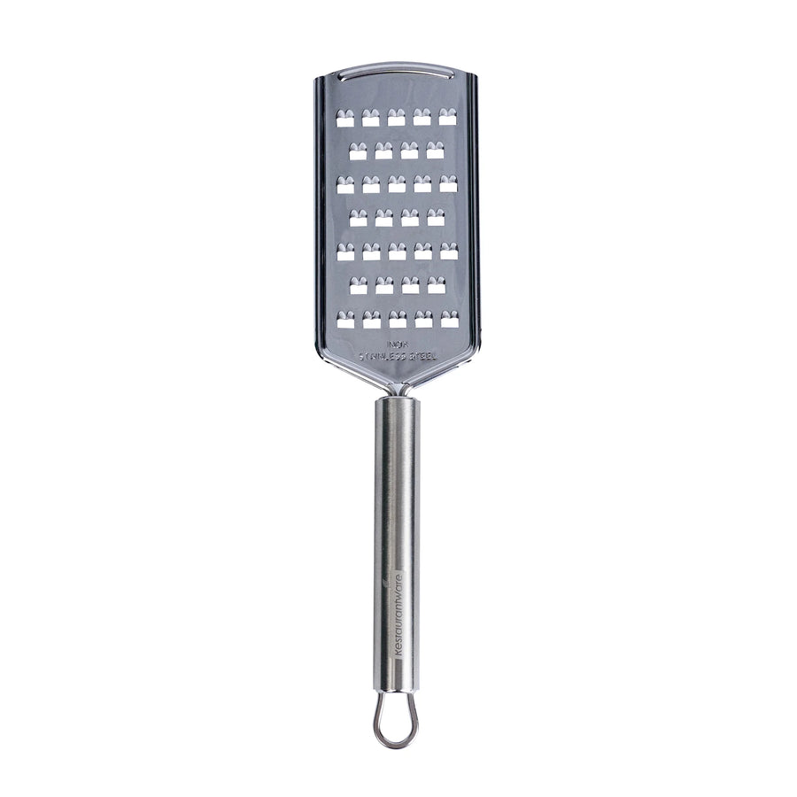 Restaurantware German Standard 10 Inch Coarse Rasp Graters, Stainless Steel - Restaurant Equipment and Smallwares - Canadian Distribution