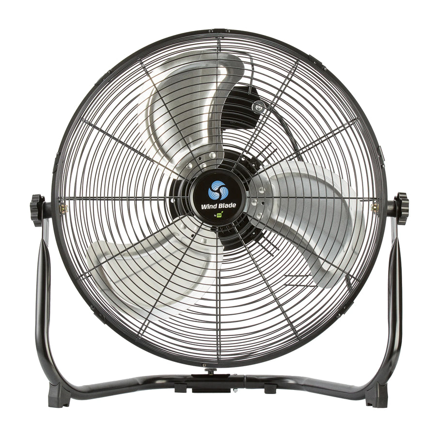 Restaurantware Wind Blade 3-Speed Industrial Floor Fan, 18 Inch, Tilt Head - Restaurant Equipment and Smallwares - Canadian Distribution