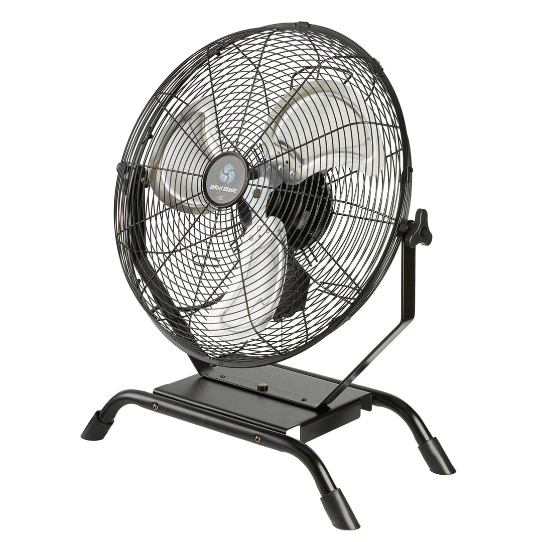 Restaurantware Wind Blade 3-Speed Industrial Floor & Wall-Mount Fan, 18 Inch, Tilt Head - Restaurant Equipment and Smallwares - Canadian Distribution - Ships Free Within Canada on Orders Above CAD $199