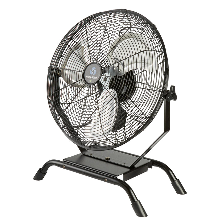 Restaurantware Wind Blade 3-Speed Industrial Floor & Wall-Mount Fan, 18 Inch, Tilt Head - Restaurant Equipment and Smallwares - Canadian Distribution - Ships Free Within Canada on Orders Above CAD $199