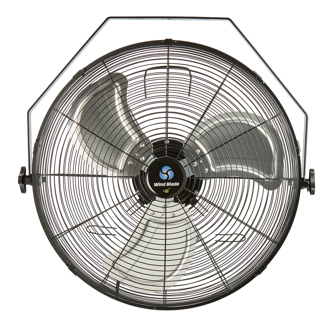 Restaurantware Wind Blade 3-Speed Industrial Wall-Mount Fan, 20 Inch, Tilt Head - Restaurant Equipment and Smallwares - Canadian Distribution