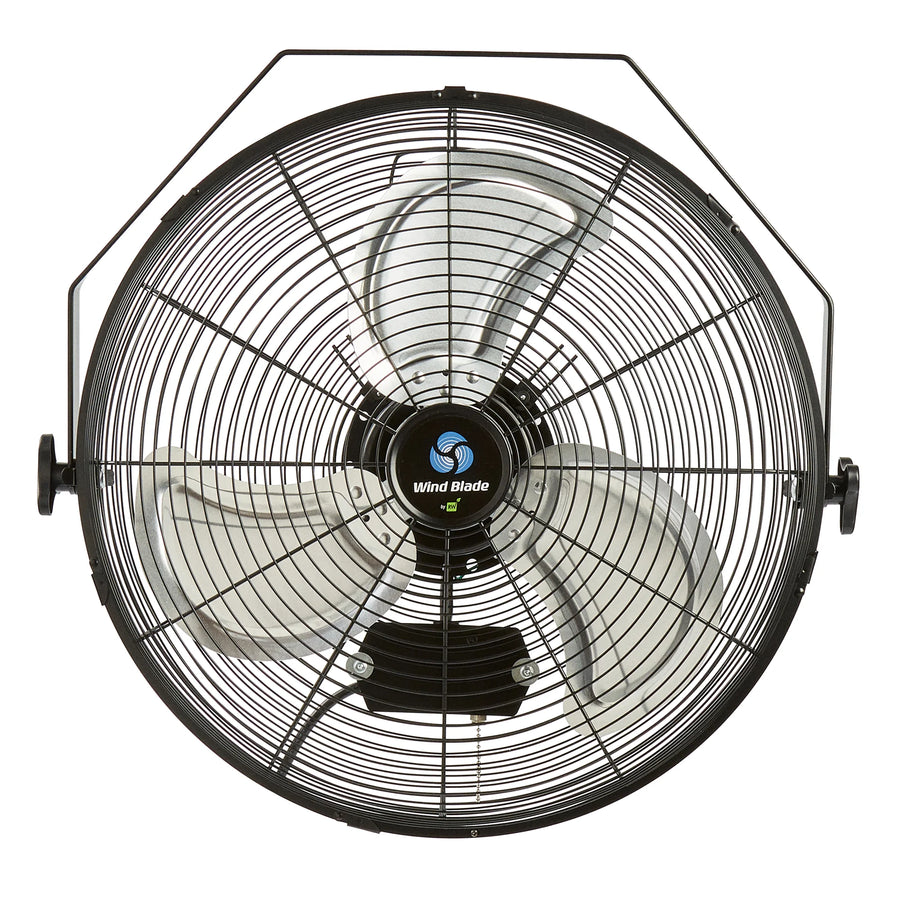 Restaurantware Wind Blade 3-Speed Industrial Wall-Mount Fan, 18 Inch, Tilt Head - Restaurant Equipment and Smallwares - Canadian Distribution