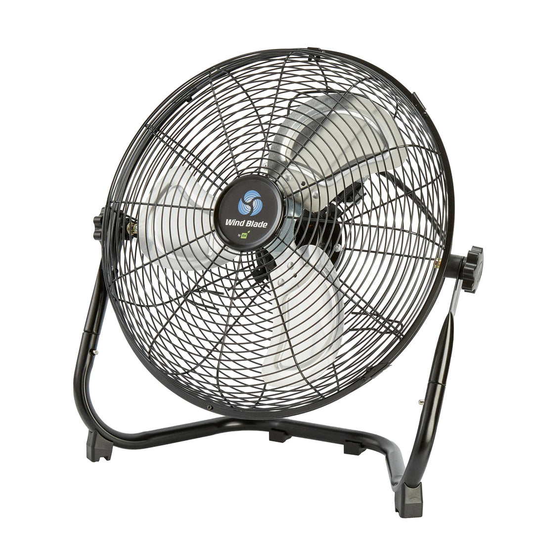 Restaurantware Wind Blade 3-Speed Industrial Floor Fan, 14 Inch, Tilt Head - 1 Unit/Case - Restaurant Equipment and Smallwares - Canadian Distribution - Ships Free Within Canada on Orders Above CAD $199