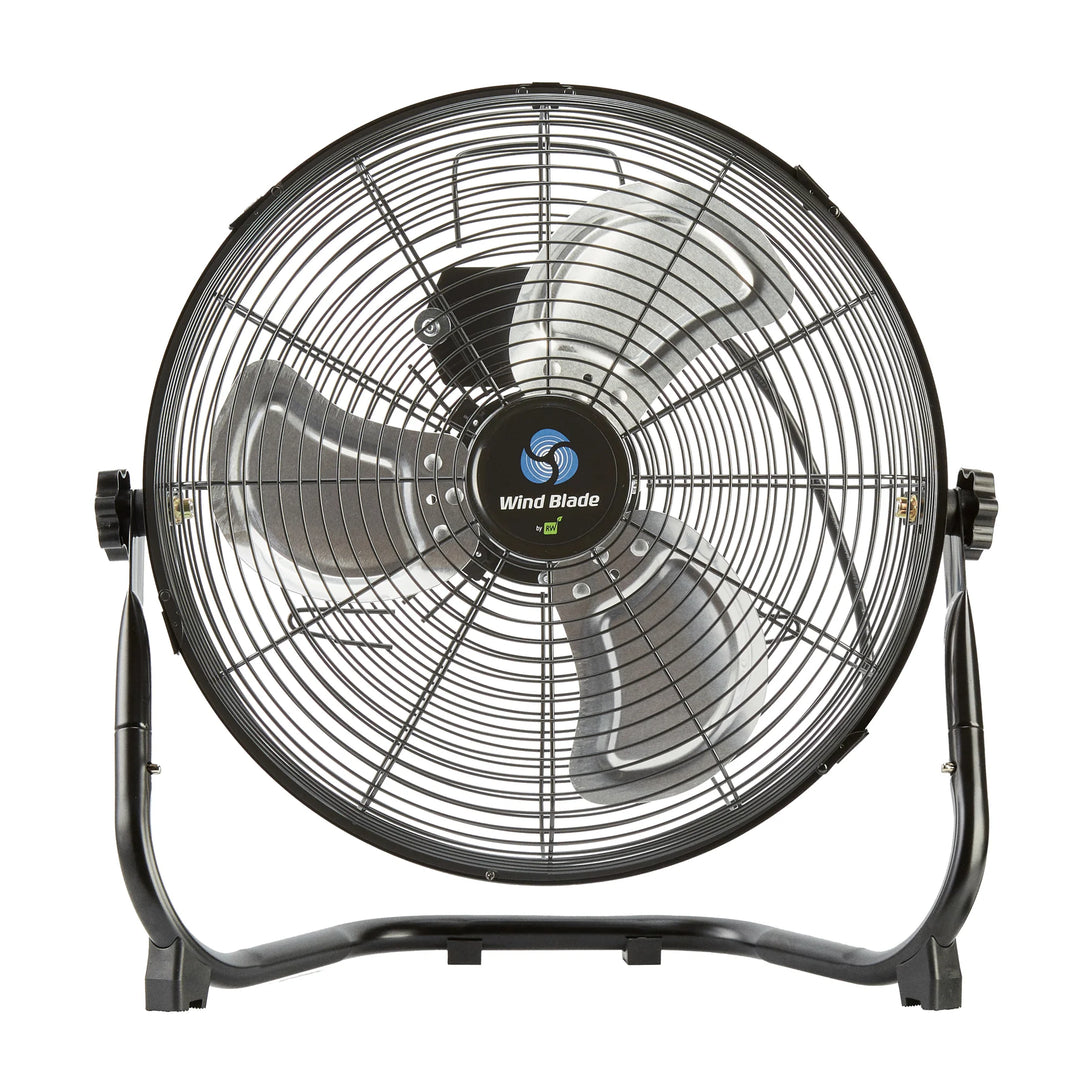 Restaurantware Wind Blade 3-Speed Industrial Floor Fan, 14 Inch, Tilt Head - Restaurant Equipment and Smallwares - Canadian Distribution