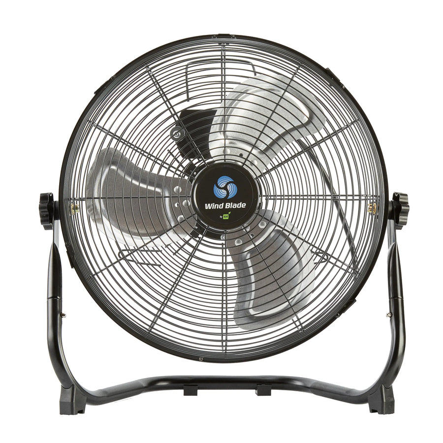Restaurantware Wind Blade 3-Speed Industrial Floor Fan, 14 Inch, Tilt Head - Restaurant Equipment and Smallwares - Canadian Distribution