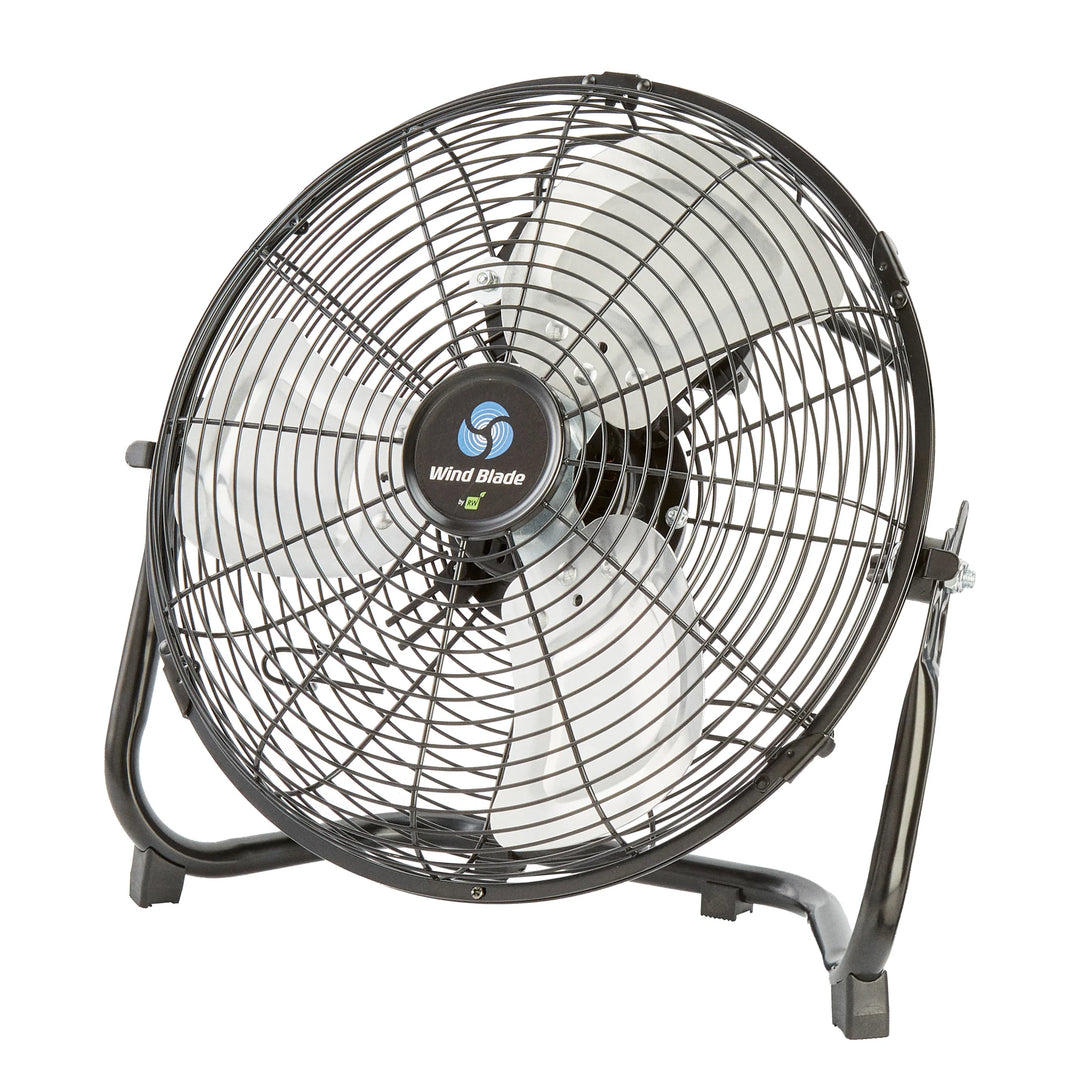 Restaurantware Wind Blade 3-Speed Industrial Floor Fan, 12 Inch, Tilt Head - Restaurant Equipment and Smallwares - Canadian Distribution - Ships Free Within Canada on Orders Above CAD $199