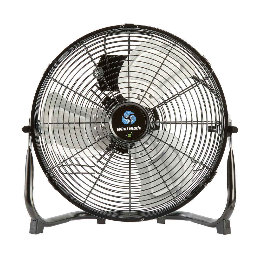 Restaurantware Wind Blade 3-Speed Industrial Floor Fan, 12 Inch, Tilt Head - Restaurant Equipment and Smallwares - Canadian Distribution