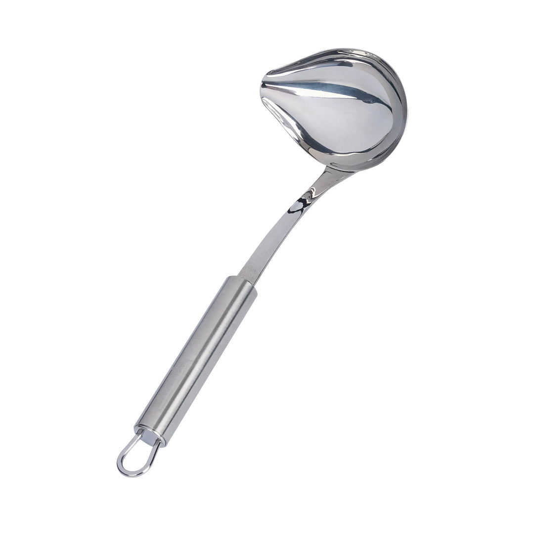Restaurantware German Standard One-Piece 2.50 Ounce Pour Spout Ladle, Stainless Steel - Restaurant Equipment and Smallwares - Canadian Distribution - Ships Free Within Canada on Orders Above CAD $199