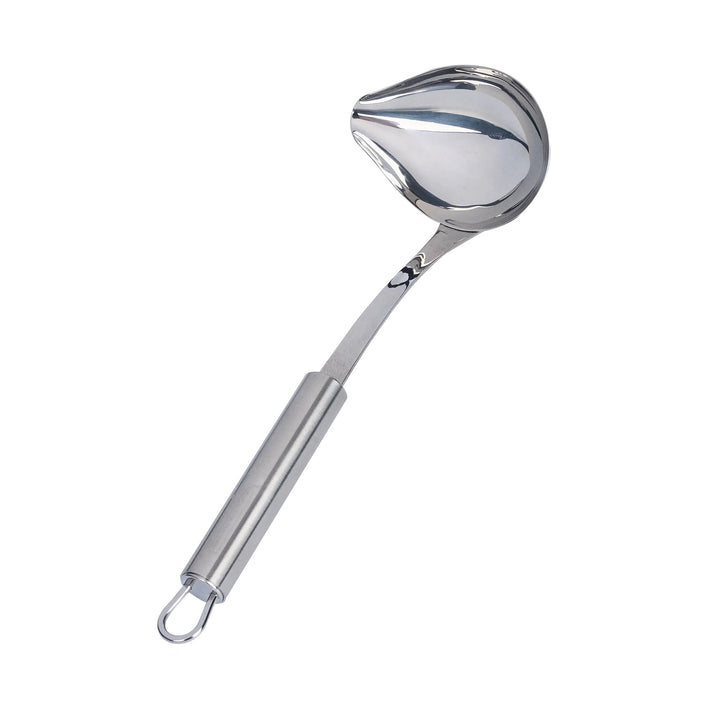 Restaurantware German Standard One-Piece 2.50 Ounce Pour Spout Ladle, Stainless Steel - Restaurant Equipment and Smallwares - Canadian Distribution - Ships Free Within Canada on Orders Above CAD $199