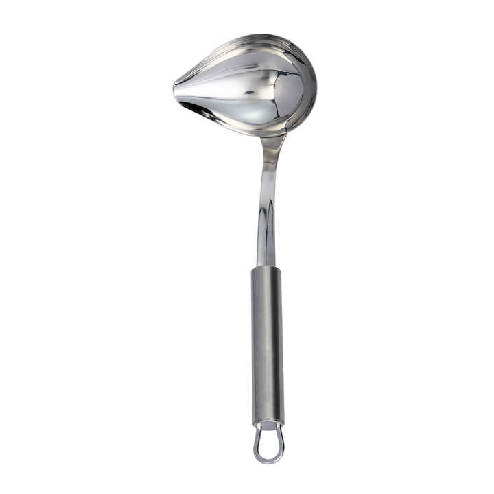 Restaurantware German Standard One-Piece 2.50 Ounce Pour Spout Ladle, Stainless Steel - Restaurant Equipment and Smallwares - Canadian Distribution