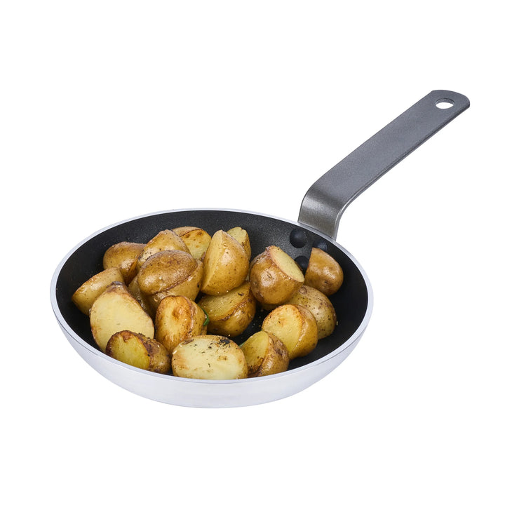 Restaurantware Met Lux 8 Inch Non-Stick Heavy-Duty Induction Ready Fry Pan, Aluminum - Restaurant Equipment and Smallwares - Canadian Distribution - Ships Free Within Canada on Orders Above CAD $199