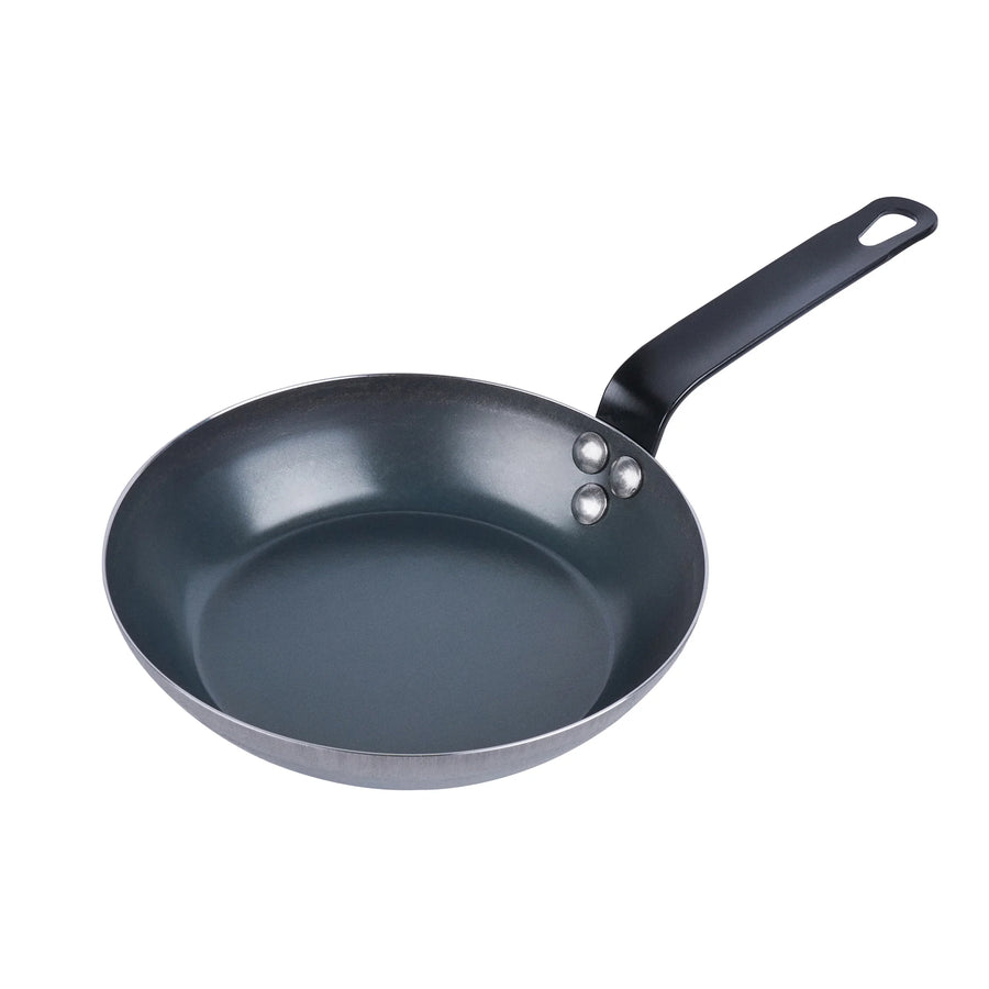 Restaurantware Met Lux 8 Inch Fry Pan, Carbon Steel, Black - Restaurant Equipment and Smallwares - Canadian Distribution