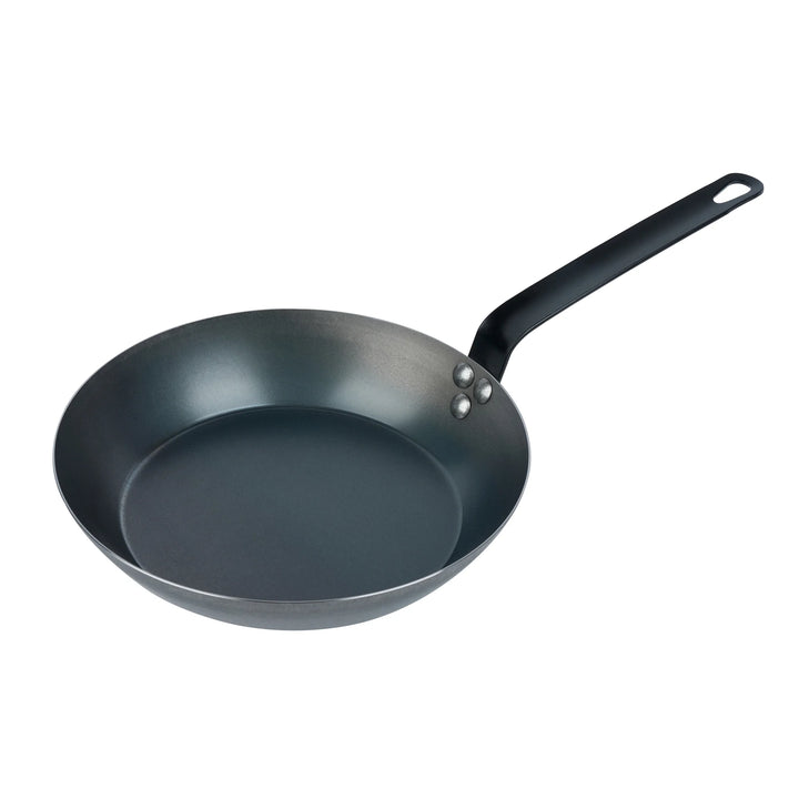 Restaurantware Met Lux 10 Inch Fry Pan, Carbon Steel, Black - Restaurant Equipment and Smallwares - Canadian Distribution