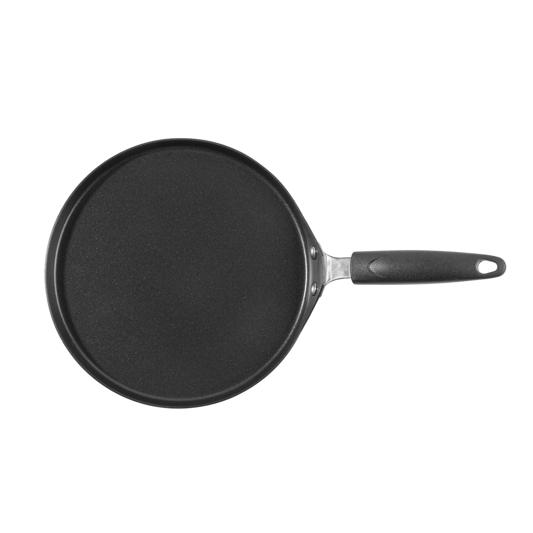 Restaurantware Met Lux 10 Inch Non-Stick Griddle, Bakelite Handles, Aluminum, Round - Restaurant Equipment and Smallwares - Canadian Distribution - Ships Free Within Canada on Orders Above CAD $199