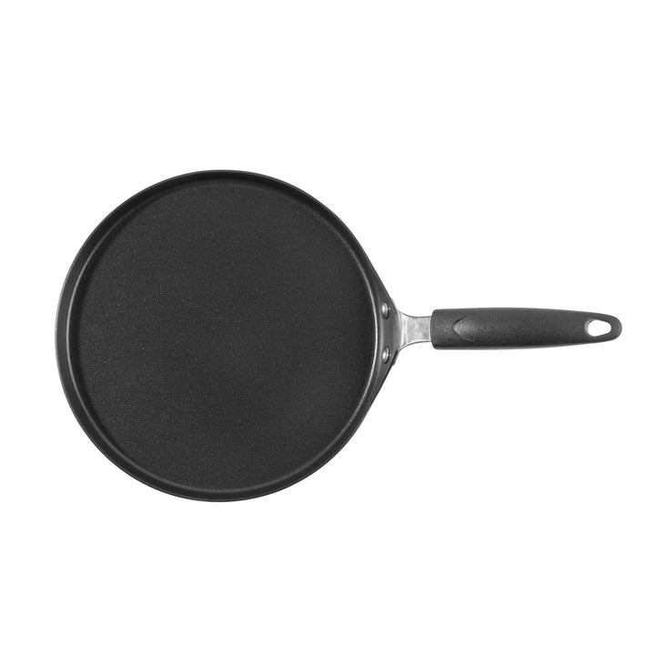 Restaurantware Met Lux 10 Inch Non-Stick Griddle, Bakelite Handles, Aluminum, Round - Restaurant Equipment and Smallwares - Canadian Distribution - Ships Free Within Canada on Orders Above CAD $199