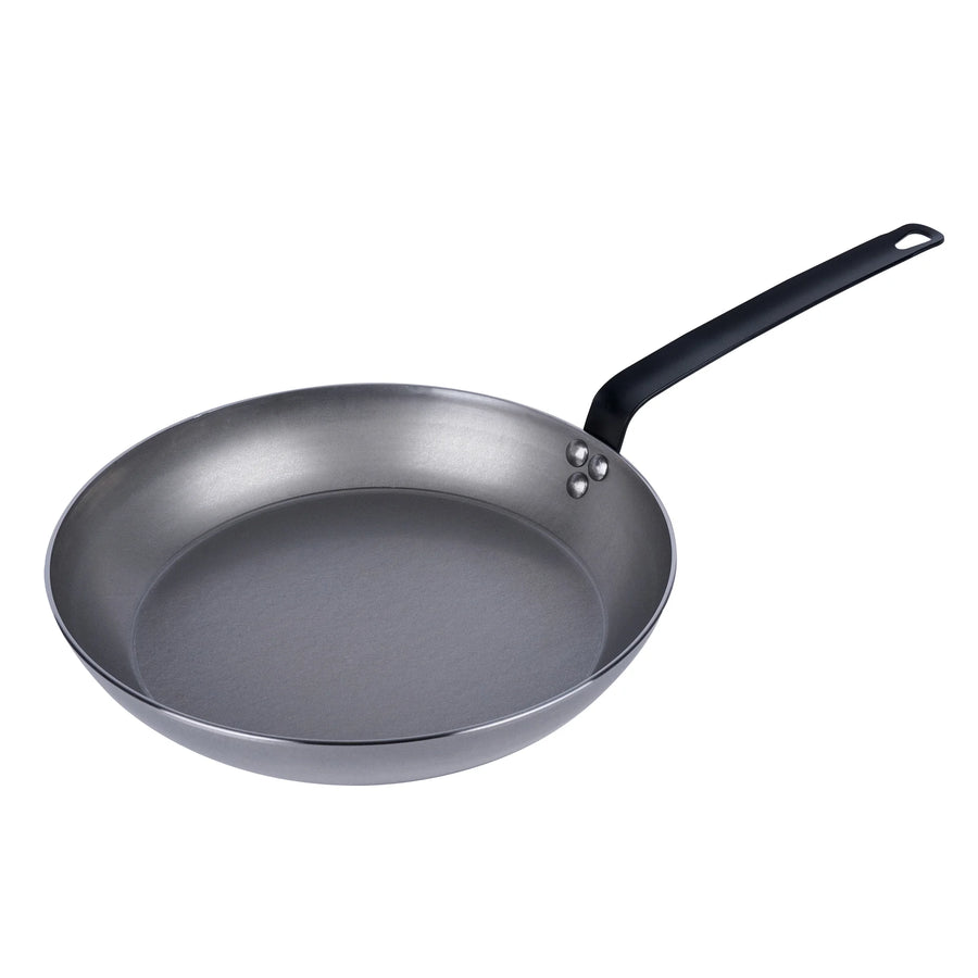Restaurantware Met Lux 13 Inch Fry Pan, Carbon Steel - Restaurant Equipment and Smallwares - Canadian Distribution