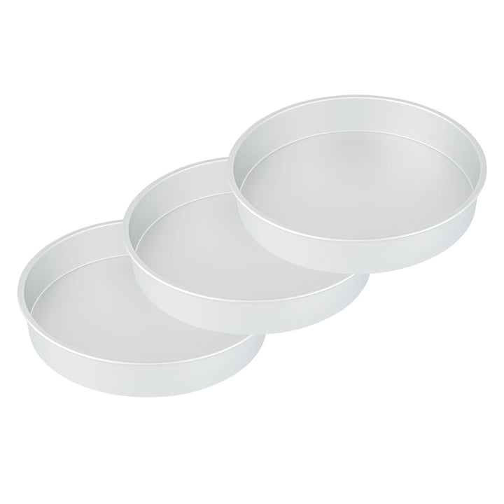 Restaurantware Met Lux 16 x 16 x 3 Inch Cake Pan, Aluminum, Round, Straight-Sided - Restaurant Equipment and Smallwares - Canadian Distribution - Ships Free Within Canada on Orders Above CAD $199
