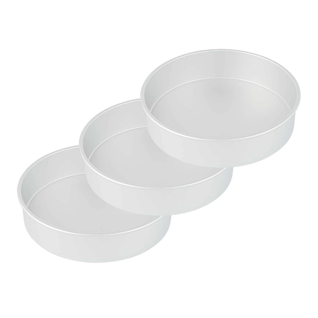 Restaurantware Met Lux 12 x 12 x 3 Inch Cake Pan, Aluminum, Round, Straight-Sided - Restaurant Equipment and Smallwares - Canadian Distribution - Ships Free Within Canada on Orders Above CAD $199