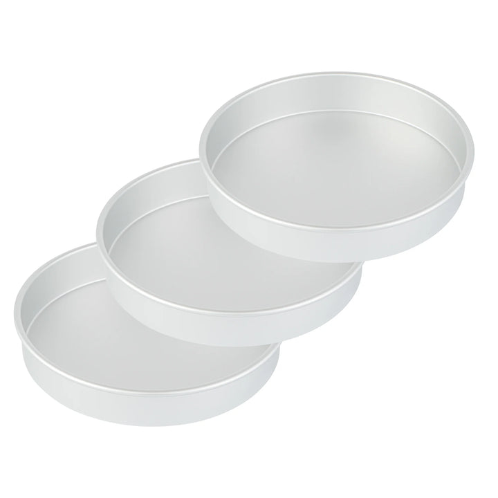 Restaurantware Met Lux 11 x 11 x 2 Inch Cake Pan, Aluminum, Round, Straight-Sided - Restaurant Equipment and Smallwares - Canadian Distribution - Ships Free Within Canada on Orders Above CAD $199