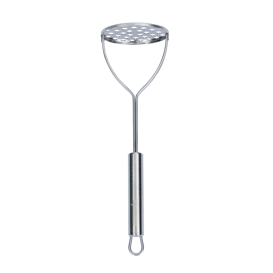 Restaurantware German Standard 11 Inch Potato Mashers, Stainless Steel, Round - Restaurant Equipment and Smallwares - Canadian Distribution