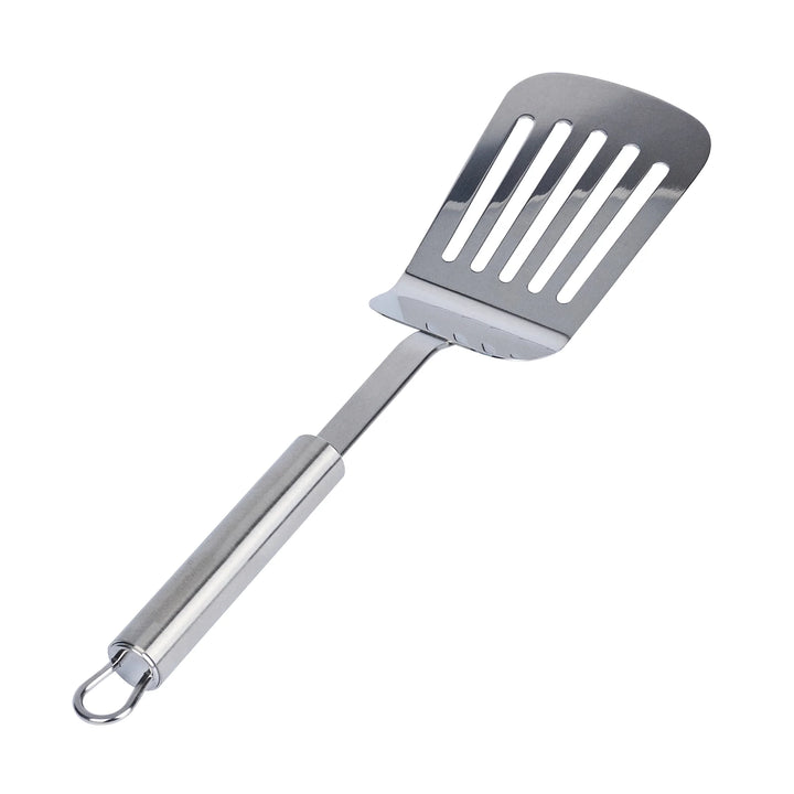 Restaurantware German Standard 12.5 Inch Slotted Turners, Stainless Steel - 6 Units/Each, 6 Eaches/Case - Restaurant Equipment and Smallwares - Canadian Distribution - Ships Free Within Canada on Orders Above CAD $199