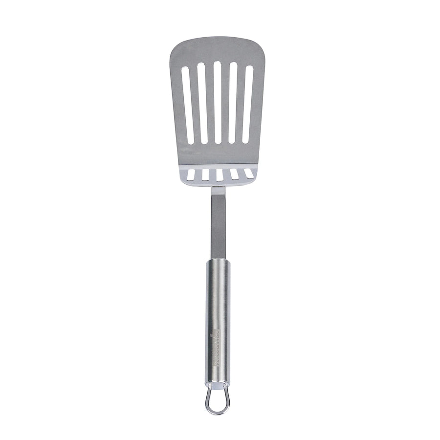 Restaurantware German Standard 12.5 Inch Slotted Turners, Stainless Steel - Restaurant Equipment and Smallwares - Canadian Distribution