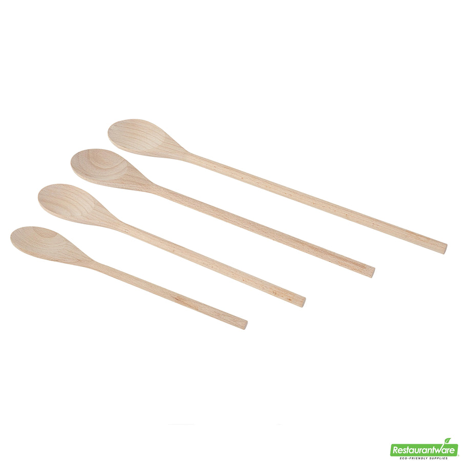 Restaurantware Nature Tek 4-Piece Spoon Sets, Beechwood - Restaurant Equipment and Smallwares - Canadian Distribution
